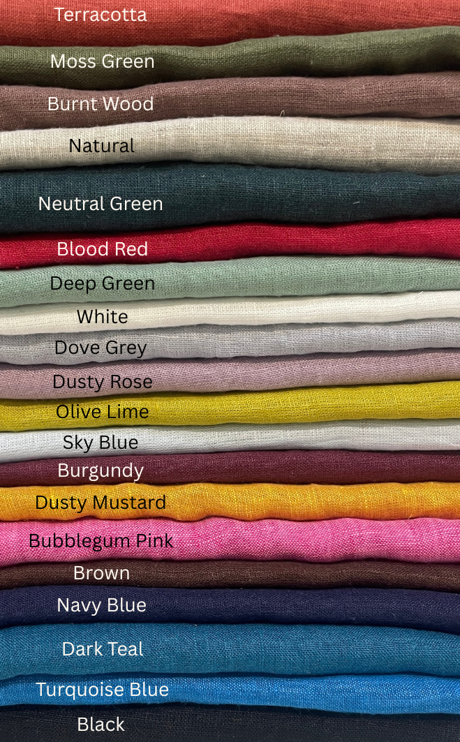 Natural Round Neck Relaxed Fit Top with 3/4th Sleeves